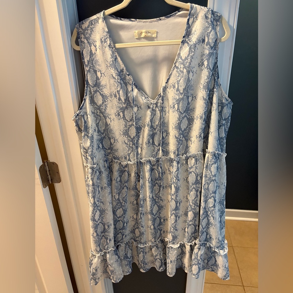 A Beautiful Soul Snakeskin Dress